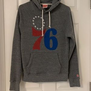 Philadelphia 76ers Hooded Sweatshirt Hoodie Size Small